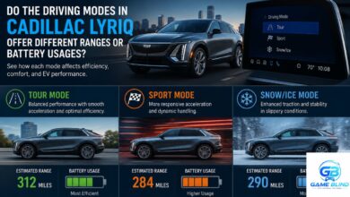 Do the Driving Modes in Cadillac Lyriq Offer Different Ranges or Battery Usages?